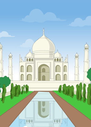 Taj Mahal – Illustration – Old work